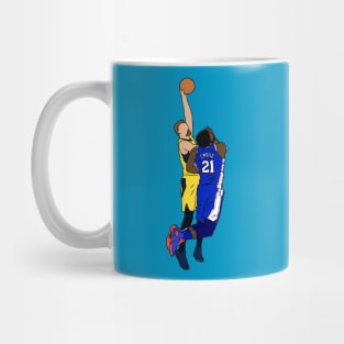 Domantas Sabonis Dunks On Joel Embiid Mug